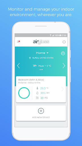 Android application Airgloss screenshort
