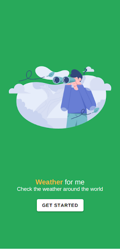 Android application Weather For Me screenshort