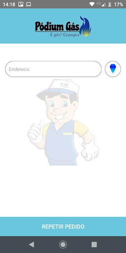 Android application Podium Gás screenshort