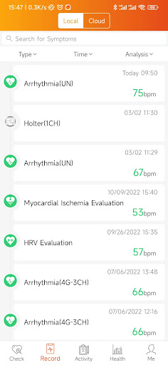 Wecardio HC Screen 3