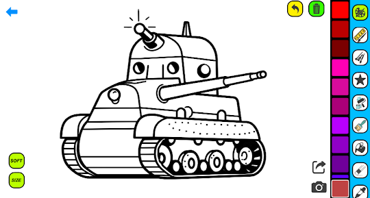 Military Tank Coloring Pages