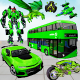 Grand Bus Robot Car Transform -Robot Shooting Game icon
