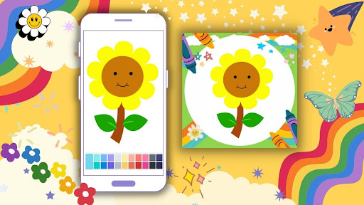 Off Coloring Book Sunflower