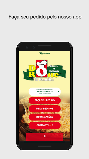 Android application Pizzaria do Rone e Família screenshort