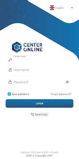 Android application CenterOnline screenshort
