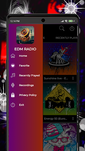 EDM Radio App Streaming Screen 3