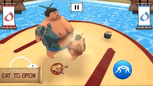 Sumo Wrestling Game - Earn BTC
