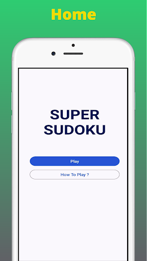 Android application Super Sudoku screenshort