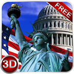Free American Symbols 3D Next Launcher theme Apk