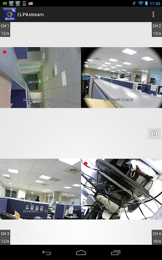 Android application ELPAstream screenshort