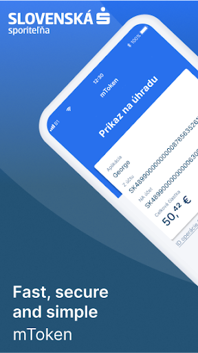 Android application SLSP mToken screenshort