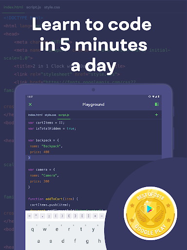 Mimo: Learn coding in HTML, JavaScript, Python