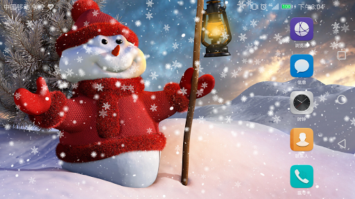 Android application Christmas Winter Wallpaper screenshort
