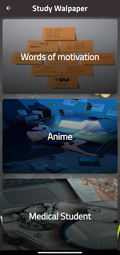 Android application Study Walpaper screenshort