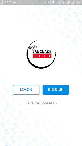 Android application Language Cafe screenshort
