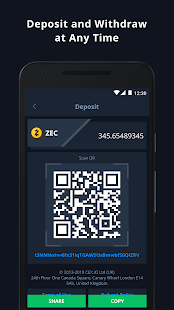CEX.IO Cryptocurrency Exchange - Buy Bitcoin (BTC) Varies with device APK screenshots 4
