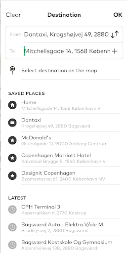 Dantaxi Screen 3