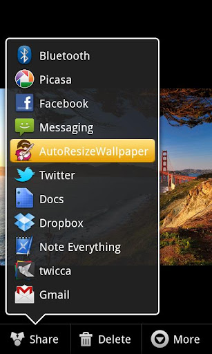 Android application AutoResizeWallpaper screenshort