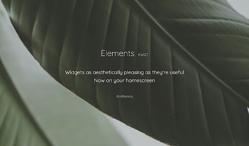 Elements KWGT - Personalization - apps