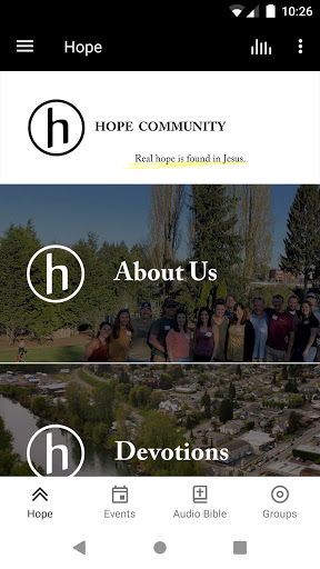Android application Hope.Snohomish screenshort