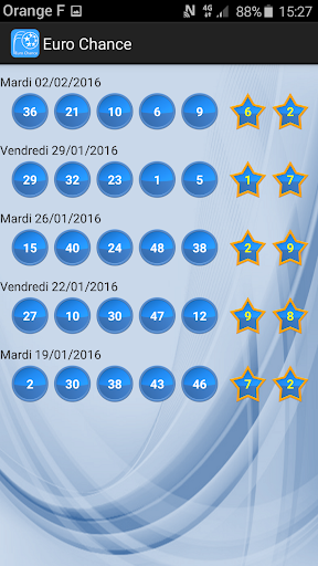 Euro Millions Résultats Screen 2