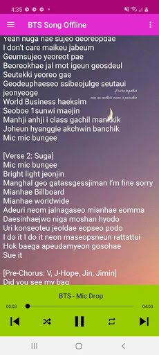 BTS Song Offline