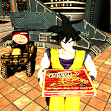 Mutant Goku ATV City Pizza Delivery 2018 icon