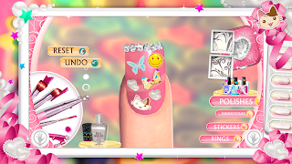3D Nails Game Manicure Salon - Screenshot 2