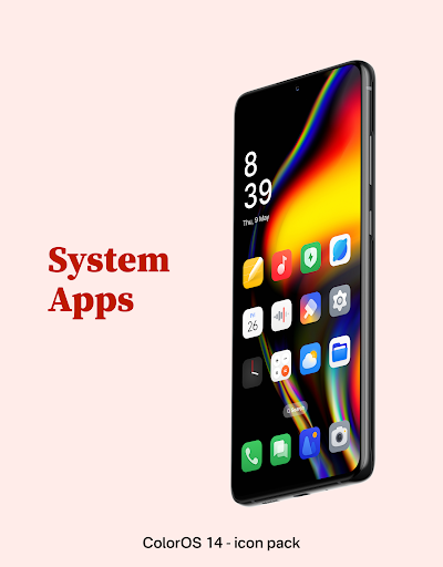 Android application ColorOS 14 - icon pack screenshort