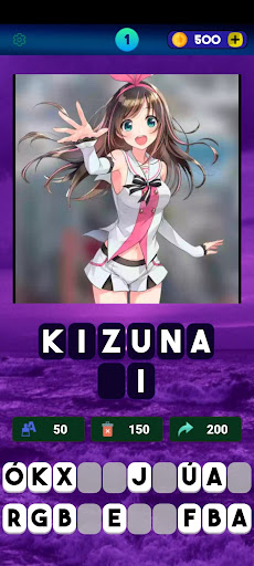 Android application Vtubers Quiz screenshort