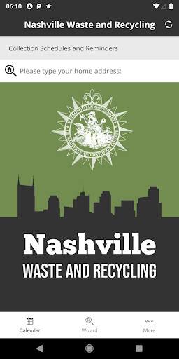 Android application Nashville Waste and Recycling screenshort