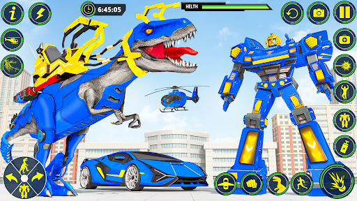 Dino Transform Robot Car Game Screen 3