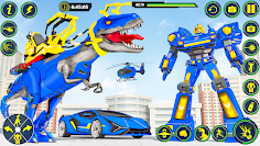Dino Transform Robot Car Game - Screenshot 3