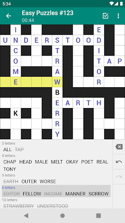 Game screenshot Fill-In Crosswords mod apk