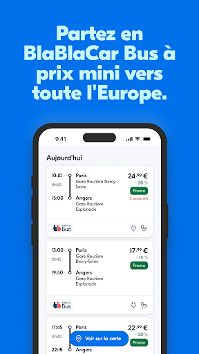 BlaBlaCar : Bus, Train, Covoit Capture d'Écran de l'Application Android 5