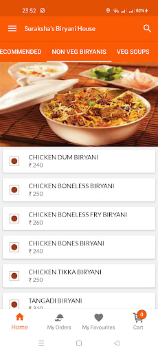 Surakshas Biryani House Screen 2