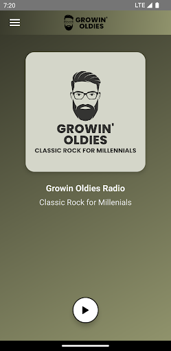 Android application Growin' Oldies Radio screenshort