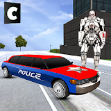 Police Limo Robot Transform icon