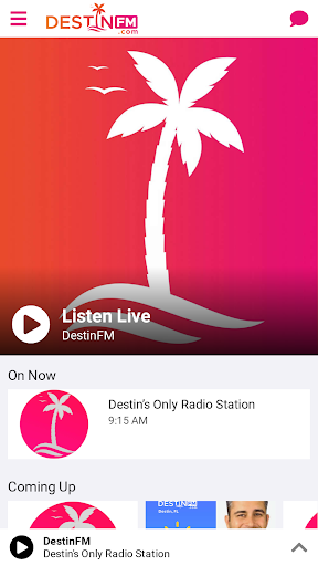 Android application DestinFM screenshort