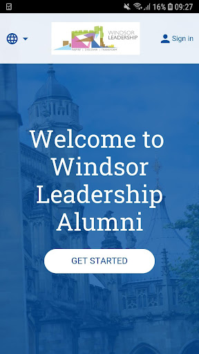 Android application Windsor Alumni screenshort