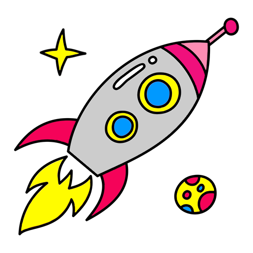 Space & Planets Coloring Book logo