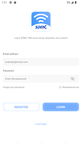 Android application SDMC Wi-Fi screenshort