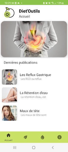 Android application Dietoutils screenshort