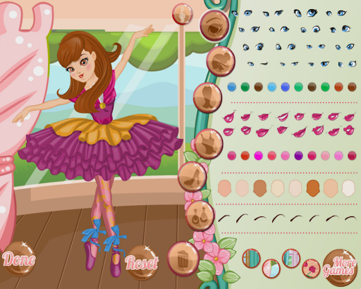 Ballerina Pretty Girl Dress up Screen 2