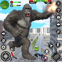 Angry Gorilla Dinosaur Rampage