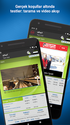 Hız testi 4G 5G WiFi ekran görüntüsü