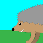 Hedgehog and apples 1.002