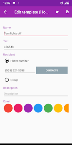 Captura 6 SMS Templates android