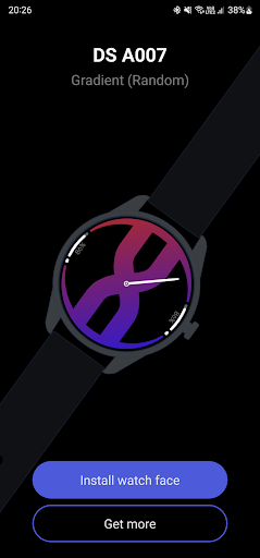Android application DS A007 - Gradient (Random) screenshort
