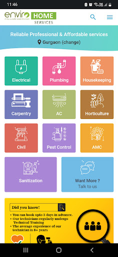 EHS App - Enviro Home Services Screen 3